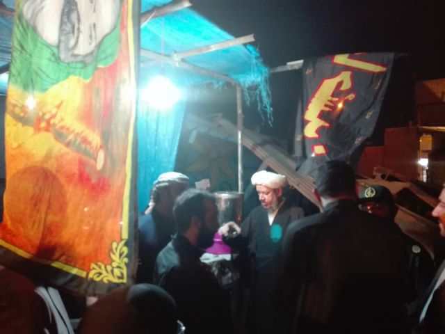 گزارش تصویری/بازدید امام جمعه کارون و مسئولین از مواکب شهرستان