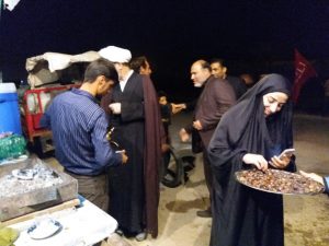 بازدید امام جمعه و مسئولین از مواکب و هیئت های مذهبی قلعه چنعان