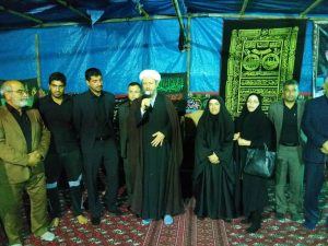 بازدید امام جمعه و مسئولین از مواکب و هیئت های مذهبی قلعه چنعان