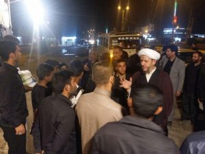 بازدید امام جمعه از ایستگاه های صلواتی شهرستان کارون
