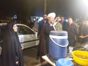 بازدید امام جمعه از ایستگاه های صلواتی شهرستان کارون