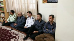 دیدار فرمانده و جمعی از پرسنل نیروی انتظامی شهرستان با امام جمعه کارون