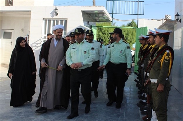 باحضور امام جمعه کارون کلانتری 11 کارون افتتاح شد
