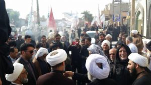 بدرقه موکب انصار الحسین(ع) در شهرستان کارون