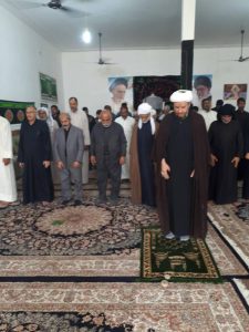 برگزاری نماز ظهر عاشورا به امامت حجت الاسلام والمسلمین خضیراوی اقامه شد.
