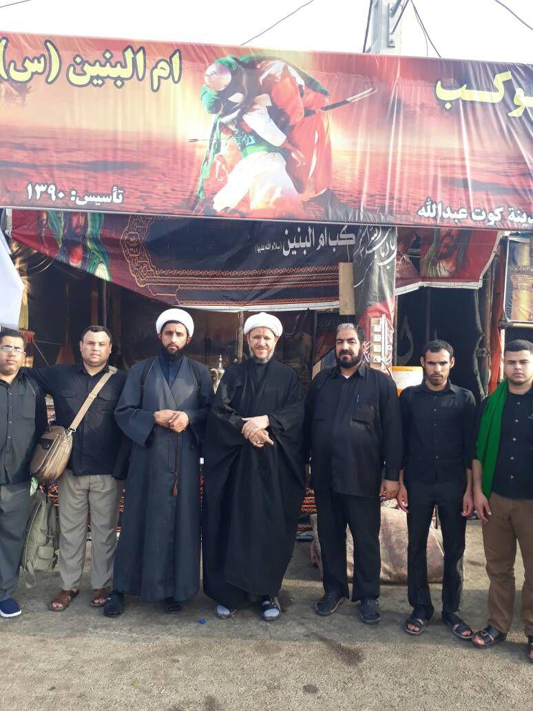 گزارش تصویری/حضور امام جمعه کارون در مراسم پیاده روی اربعین حسینی