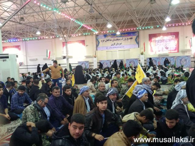 اجتماع بزرگ بسیجیان شهرستان کارون