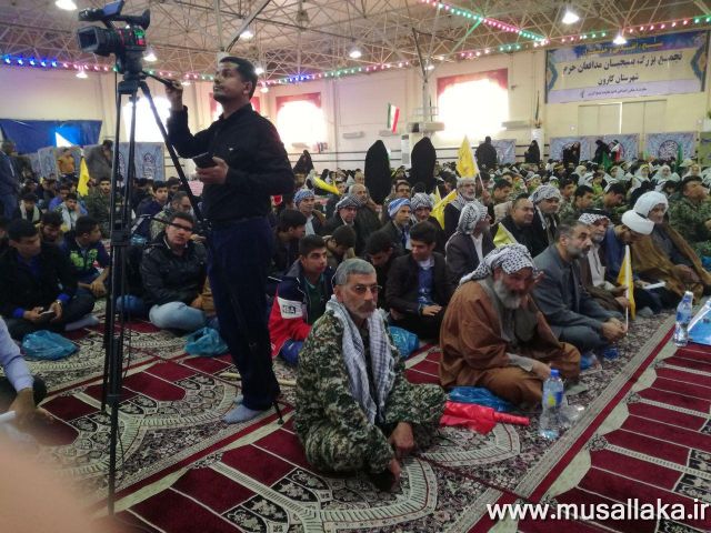 اجتماع بزرگ بسیجیان شهرستان کارون