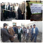 گزارش تصویری/کلنگ درمانگاه قلعه چنعان به زمین زده شد
