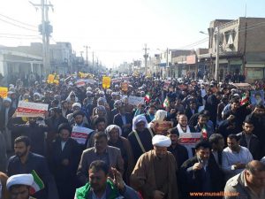 گزارش تصویری/راهپیمایی ضد استکباری و حمایت از قدس در کوی علوی