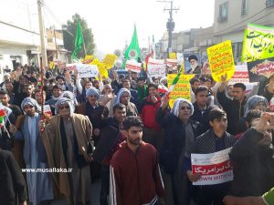 گزارش تصویری/راهپیمایی ضد استکباری و حمایت از قدس در کوی علوی