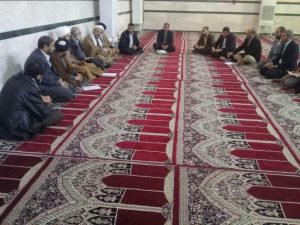 جلسه مدیر بنیادفرهنگی حضرت مهدی موعود(عج)خوزستان با امام جمعه کارون برگزار شد.