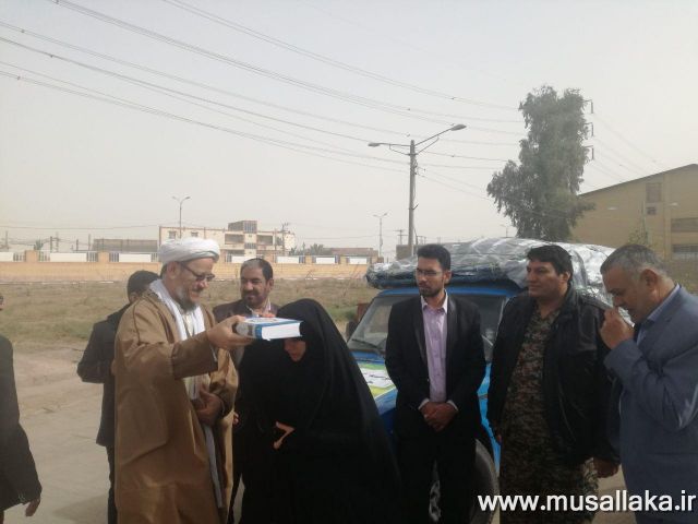 ارسال سومین محموله کمک های مردمی شهرستان کارون به مناطق زلزله زده کرمانشاه