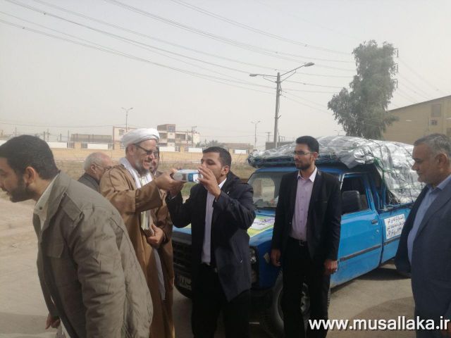 ارسال سومین محموله کمک های مردمی شهرستان کارون به مناطق زلزله زده کرمانشاه