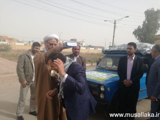ارسال سومین محموله کمک های مردمی شهرستان کارون به مناطق زلزله زده کرمانشاه