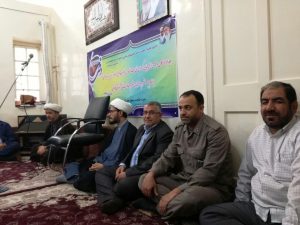 گزارش تصویری/دیدار ارکان و جمعی از بسیجیان گردان الی بیت المقدس با امام جمعه کارون