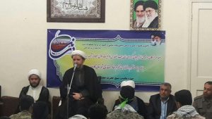 گزارش تصویری/دیدار ارکان و جمعی از بسیجیان گردان الی بیت المقدس با امام جمعه کارون