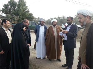 بازدید امام جمعه و فرماندار کارون از مراحل پاياني اجرای فاز دوم مجتمع آبرسانی چمیان