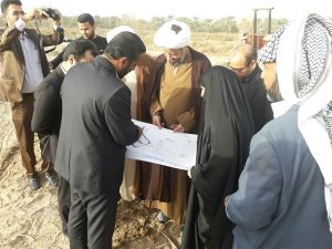 بازدید امام جمعه و فرماندار کارون از مراحل پاياني اجرای فاز دوم مجتمع آبرسانی چمیان