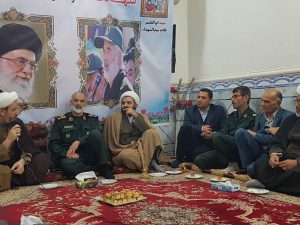دیدار امام جمعه ومسئولین شهرستان کارون با سردار خادم سید الشهداء