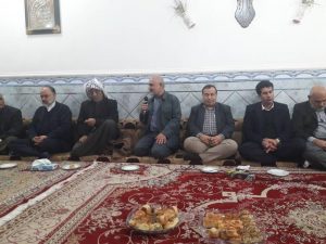 دیدار امام جمعه ومسئولین شهرستان کارون با سردار خادم سید الشهداء