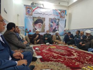 دیدار امام جمعه ومسئولین شهرستان کارون با سردار خادم سید الشهداء