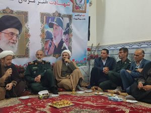 دیدار امام جمعه ومسئولین شهرستان کارون با سردار خادم سید الشهداء