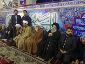 مراسم تشیع بزرگ خاندان طایفه حزباوی با حضور آیت الله جزایری