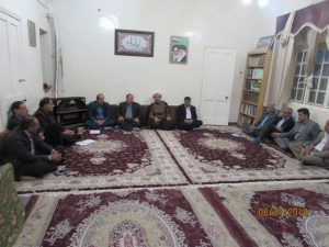 جلسه نخبگان قلعه چنعان با امام جمعه کارون