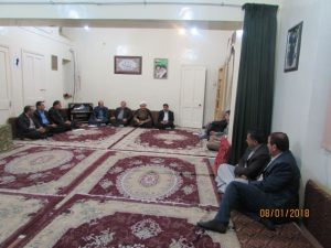 جلسه نخبگان قلعه چنعان با امام جمعه کارون
