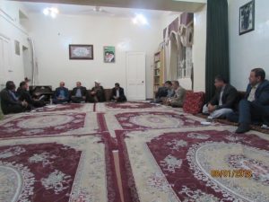 جلسه نخبگان قلعه چنعان با امام جمعه کارون