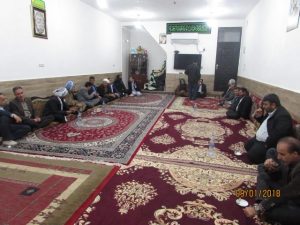 گزارش تصویری/حضور امام جمعه در مراسم فاتحه برادر شهید گله