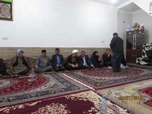 گزارش تصویری/حضور امام جمعه در مراسم فاتحه برادر شهید گله