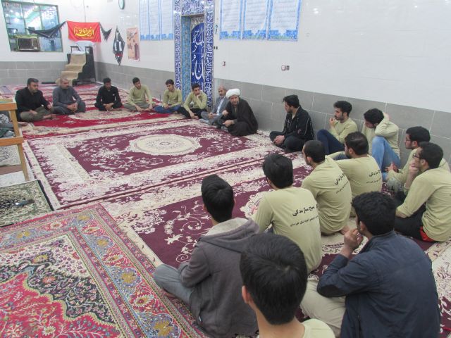 گزارش تصویری/بازدید امام جمعه کارون از گروه جهادی قلعه چنعان