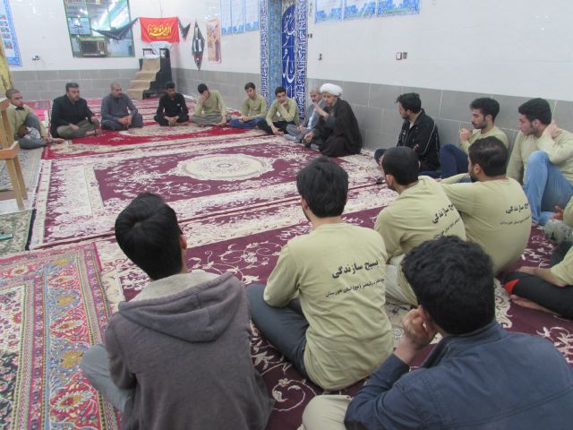 گزارش تصویری/بازدید امام جمعه کارون از گروه جهادی قلعه چنعان