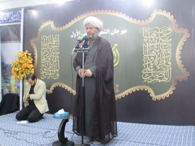 گزارش تصویری/ مراسم سوگواره شعر فاطمی با حضور امام جمعه کارون برگزار شد