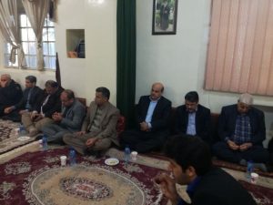 تجدید میثاق با ولایت در اولین روز از دهه فجر مسئولین،مدیران و معتمدین شهرستان کارون