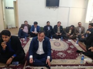 تجدید میثاق با ولایت در اولین روز از دهه فجر مسئولین،مدیران و معتمدین شهرستان کارون