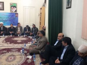 تجدید میثاق با ولایت در اولین روز از دهه فجر مسئولین،مدیران و معتمدین شهرستان کارون