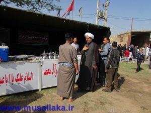 بازدید امام جمعه از ایستگاه های صلواتی فاطمیه در شهرستان کارون