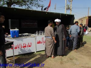 بازدید امام جمعه از ایستگاه های صلواتی فاطمیه در شهرستان کارون