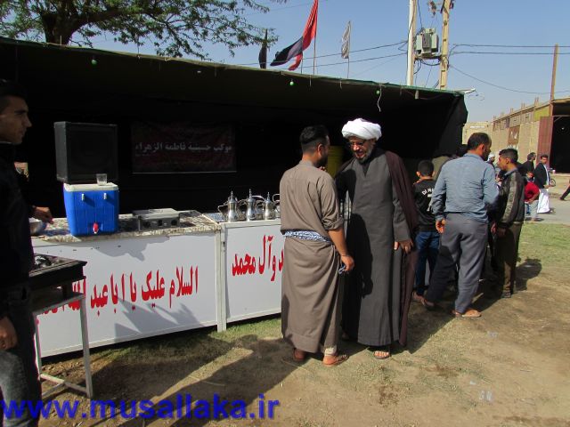 بازدید امام جمعه از ایستگاه های صلواتی فاطمیه در شهرستان کارون