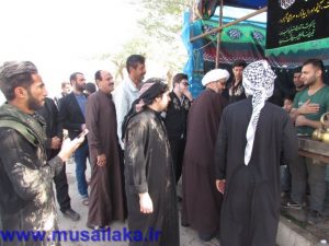 بازدید امام جمعه از ایستگاه های صلواتی فاطمیه در شهرستان کارون