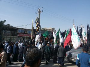 گزارش تصویری/حرکت دسته های عزادار شهادت حضرت فاطمه(س)