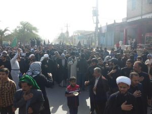 گزارش تصویری/حرکت دسته های عزادار شهادت حضرت فاطمه(س)