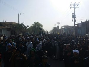 گزارش تصویری/حرکت دسته های عزادار شهادت حضرت فاطمه(س)