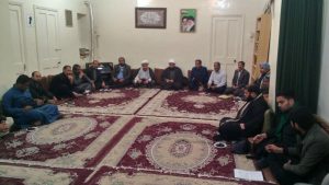جلسه مسئولین هیئات مذهبی،حسنیه ها و مساجد کارون با امام جمعه
