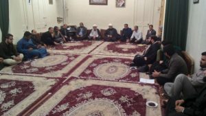 جلسه مسئولین هیئات مذهبی،حسنیه ها و مساجد کارون با امام جمعه