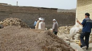 گزارش تصویری/بازدید امام جمعه کارو از مدسه درحال ساخت اسلام آباد