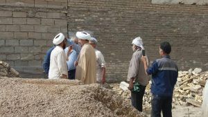 گزارش تصویری/بازدید امام جمعه کارو از مدسه درحال ساخت اسلام آباد